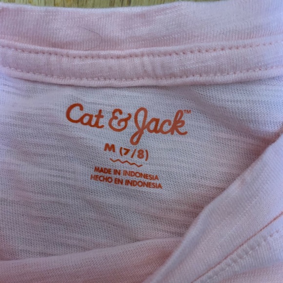 Cat good hair day tee. Girls size Medium - Picture 3 of 4